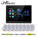 Smart Home Theater Sound Amplifier WiFi Bluetooth In-wall Android Music Panel Stereo Mini Ceiling Speaker Set Hotel Residential