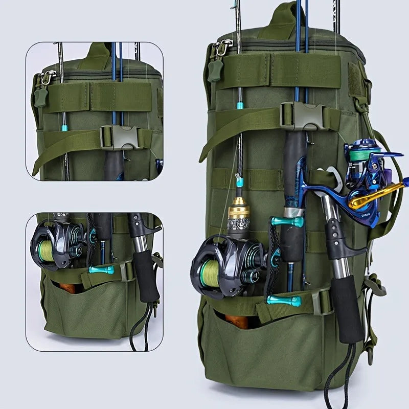This Multi-functional Outdoor Fishing Backpack Can Also | SAMAG