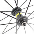 New White Black Gray 700C 50mm Road bike alloy bicycle wheelset clincher rims V Disc brake Thru Axle center lock hubs wheels