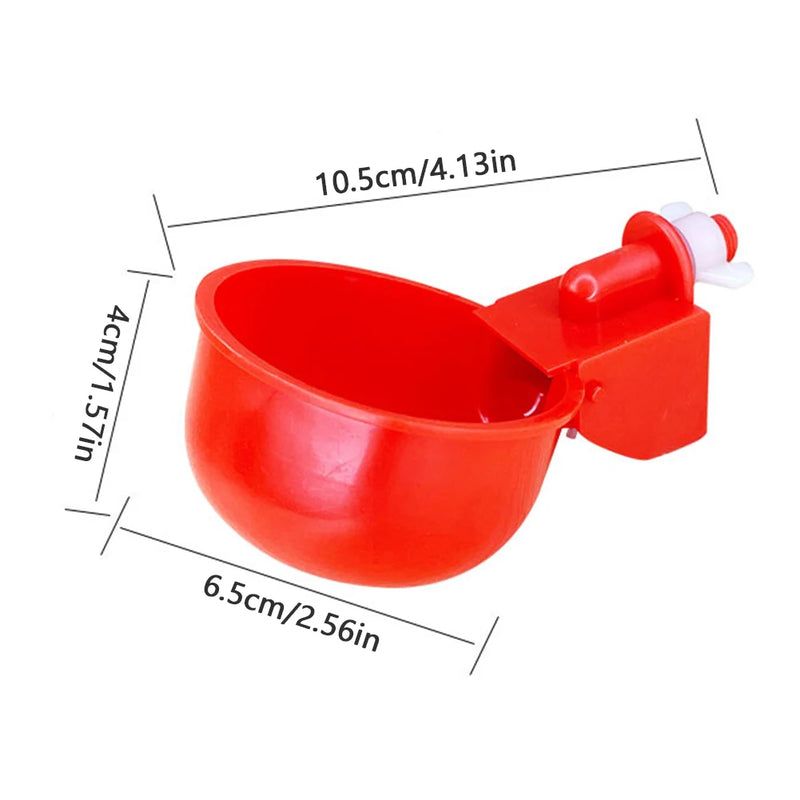 Anti Pollution Self-cleaning Automatic Poultry Water Dispenser Portable Poultry Feeding Feeding Supplies for Chick Duck Goose