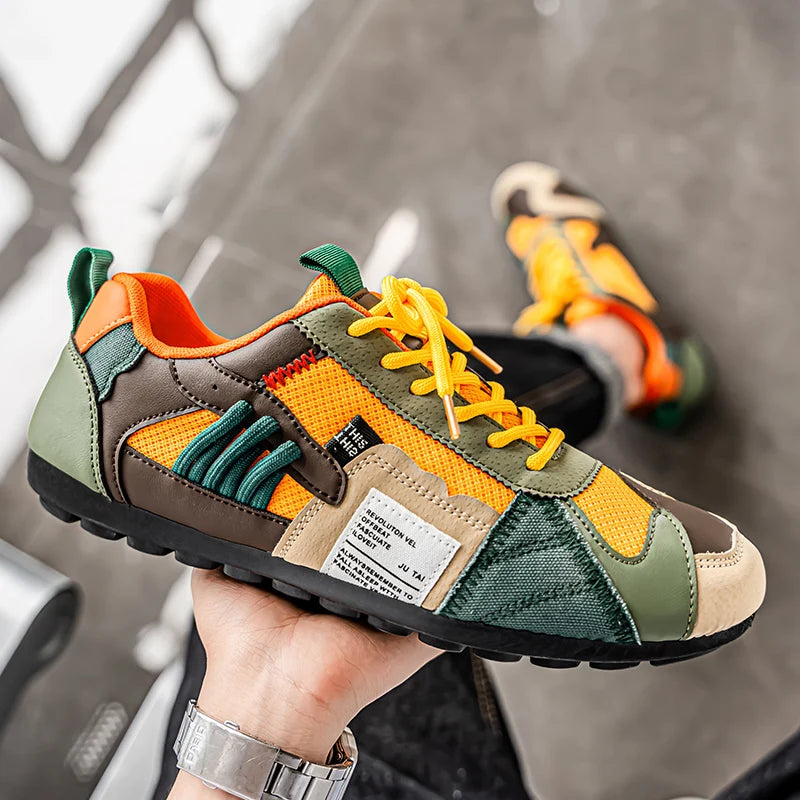 Men's Breathable Casual Sneakers Luxury Trainer Fashion Loafers Comfortable Running Shoes for Male