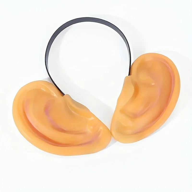 Novelty Giant Pig Ear Headband & Nose Cosplay Accessory Fun Comedy Performance Props for Parties Events Dress-Up Halloween Decor