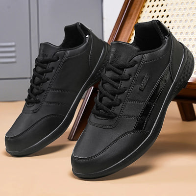 Leather Men Shoes Sneakers Trend Casual Breathable | SAMAG