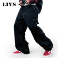 Liys Retro Black Fashion Work Jeans Men Casual | SAMAG