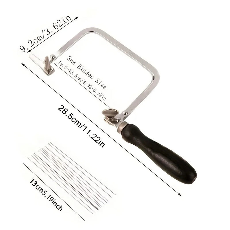 Professional Jeweler's Saw Tools Set U - Shaped Bow with Blades Mini Hand for Metal and Craft Cutting - Visuel 6 | SAMAG