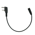 2-Pin to 3.5mm Female Audio Adapter Cable for Baofeng Kenwood TYT QUANSHENG Walkie Talkie Headset Transfer Earphone Audio Phone