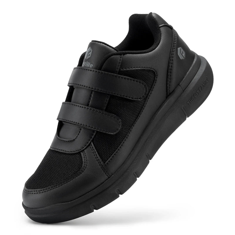 FitVille Men'S Diabetic Shoes Extra Wide 4E Senior Shoe Relieve Neuropathy Suitable For Swollen Foot Pain With Arch Support