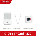 Godox C100 Transparent Viewfinder Mini CCD Portale Camera for Vlogging And Pocket Cam Film Light Meter with TF-Card 4G/8G/32G