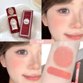 Gege Bear Strawberry Pink Liquid Blush Korean Makeup Matte Nude Apricot Tint Blusher Brighten Face Rubores Rouge Cute Makeup