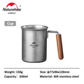 Naturehike Outdoor Tableware Stainless Steel Plate Bowl - View 9 | SAMAG