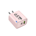 65W GaN Type C USB Fast Charge Chargers Dual Ports Cellphone Power Adapter For Samsung Huawei Xiaomi iPhone USB C Wall Charger