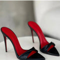 2026Summer New Pointed Thin High-heeled Women's Sandals, Sexy and Comfortable Party Fashionable High-heeled Slippers