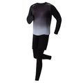 5 - Piece Men's Quick - drying Sports Suit Fitness Running Tight Elastic Trousers With Cap Gradient Coat - View 4 | SAMAG