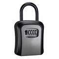 Waterproof Outdoor Key Lock Box 4 Digit Combination Metal Password Safe for Home Door Wall Mounted No Drill - View 7 | SAMAG