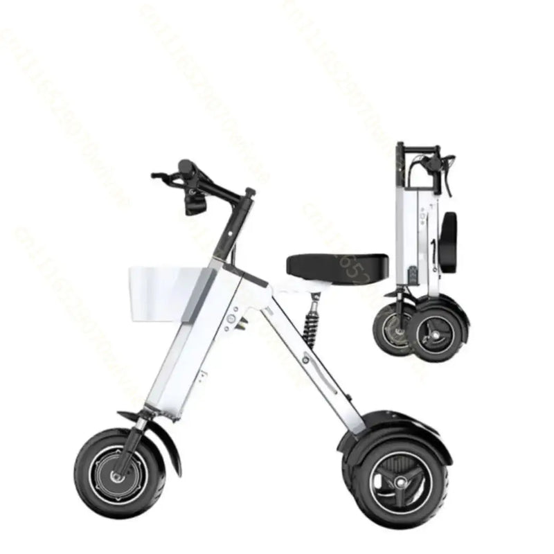 Cross-border folding electric vehicle aluminum alloy tricycle for home small mobility scooter vehicle outdoor electric tricycle