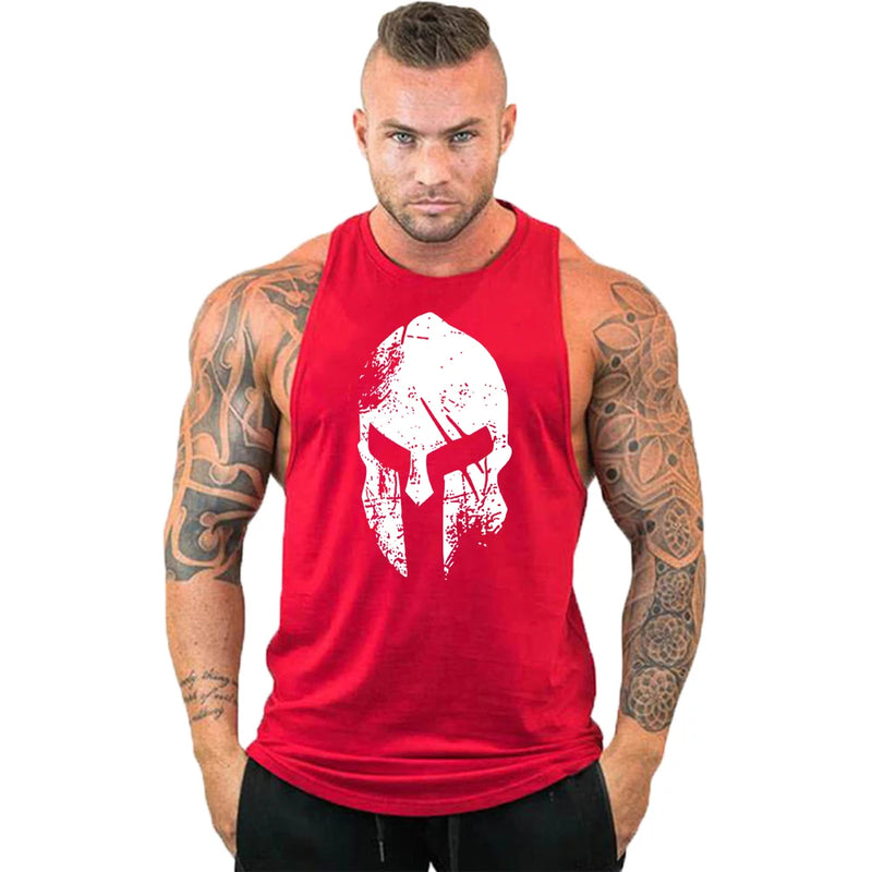 Workout Bodybuilding Sports Brand Gym Mens Back Tank Top Muscle Fashion Sleeveless Shirt Stringer Clothing Singlets Fitness Vest
