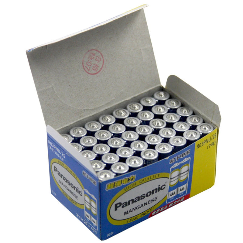 Original Panasonic AA AAA 1.5V Alkaline Batteries LR6 LR03 Long Lasting Leak Proof For Remote Control Toy Camera Flashlights Mou
