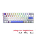 AULA WiN 60 Magnetic Axis Keyboard RT Custom Mechanical Wired Connection for Gaming with Webdriver for 8K Response Rate