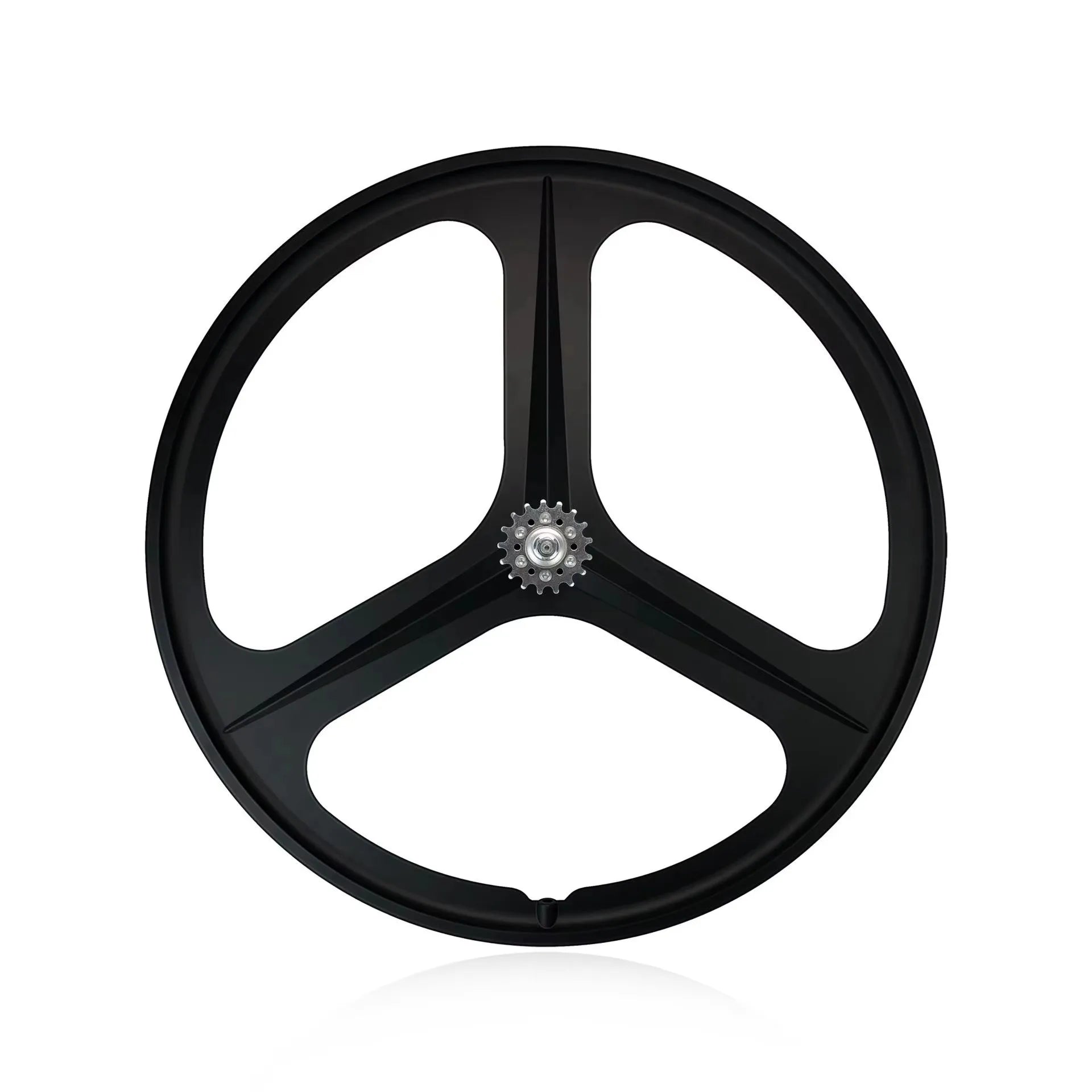 MAGICBROS Bicycle Wheel 700C V Brake Magnesium Alloy 3 Spokes Single Speed Wheel Fixie Track Bike Tri Spokes Fixed Gear Wheelset
