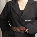 Ladies' new belt dual-purpose high-end decorative dress with blazer fashionable wide waist belt