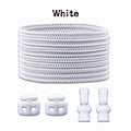 1 Pair Elastic Shoelaces Kit with Push Button Lock Stretch No Tie Shoe Laces for Running Sneakers Sports Shoes Adults Kids