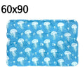 Pet Cooling Mat for Dogs and Cats, Self-Cooling Ice Silk Pad, Breathable Summer Kennel Bed for Pets, Comfortable Cooling Bed