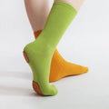 Professional Dance Socks Cotton Mid-tube Bottom Modern Dance Sock Non-slip Silicone Indoor Fitness Socks Floor Socks Dance Sport