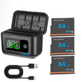 For Insta360 X4 Air Replacement Battery 2100mAh/ Fast Charger box for Insta 360 X4 Air Action Camera Accessories