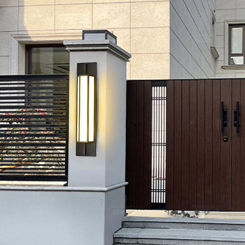 Waterproof Outdoor Wall Lamp LED Stailess steel Wall Lighting IP65 Garden Light Villa porch Sconce Light 110V 220V Sconce Lumina