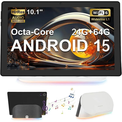 Android 15 Tablet with Charging Speaker Dock Otca - Core | SAMAG