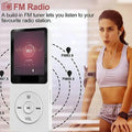 New MP3 Player Outdoor Sports Fitness Mini Walkman mp3 Support Bluetooth Lossless Music Player FM Radio Recorder Sport 128GB Hf