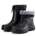 Large Size Autumn Winter Fashionable Cotton Low Cut Fleece Rain Boots Lightweight Waterproof Windproof Anti Slip Warm Rain Boots