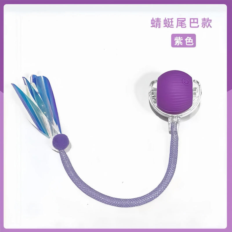 Smart Rolling Ball Cat Toy Interactive Self Play Bite Resistant Pet Toys for Cats Entertainment Boredom Relief Pet Supplies Cat