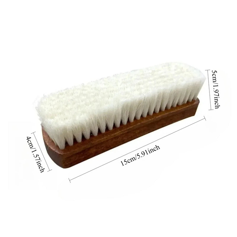 Sheep Oil Leather Conditioner & Polish Wax Kit with Soft Wool Brush -Lanolin Care Cream for Shoes, Boots, Furniture, Bags & Sofa