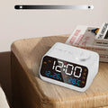 LED Digital Alarm Clock Watch Table Electronic Desktop Clocks USB Wake Up FM Radio Acoustic Control Sensing Modern Alarm Clock