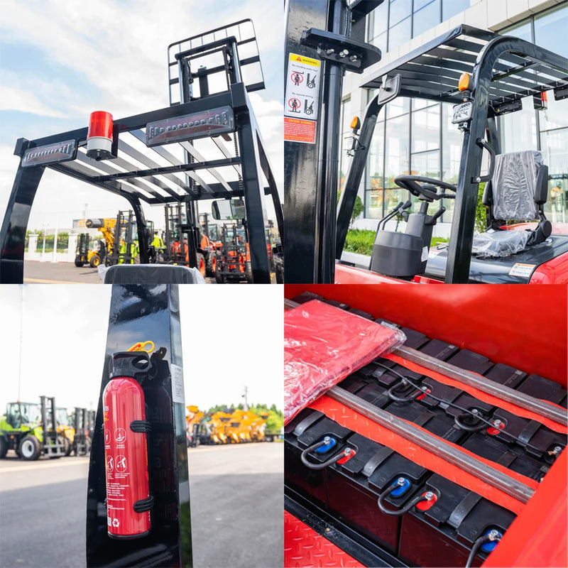 Electric Forklift High Quality Energy Saving Battery 2 Ton Forklifts for Warehouse Factory Direct Sales Customizable
