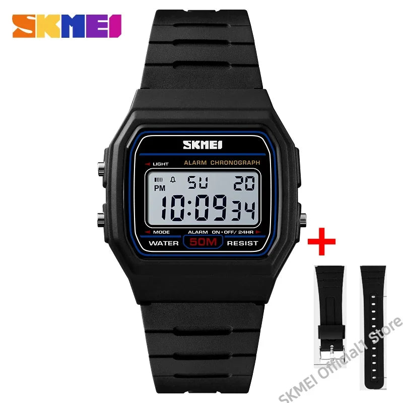 SKMEI 1412 Luxury Digital Watch for Women Waterproof Sport Girl Date Week Female Wristwatches Women Clock Relogio Feminino 1419