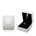 LED Jewelry Box for Ring Necklace Engagement Ring Display Gift Case Packaging Showcase Boxes with Light Storage Cases Wholesale