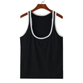 Summer Men's Skinny Gym Tank Tops Leisure Popular Sleeveless Sportwear Fashion Well Fitting Patchwork Bodybuilding Vest S-2XL
