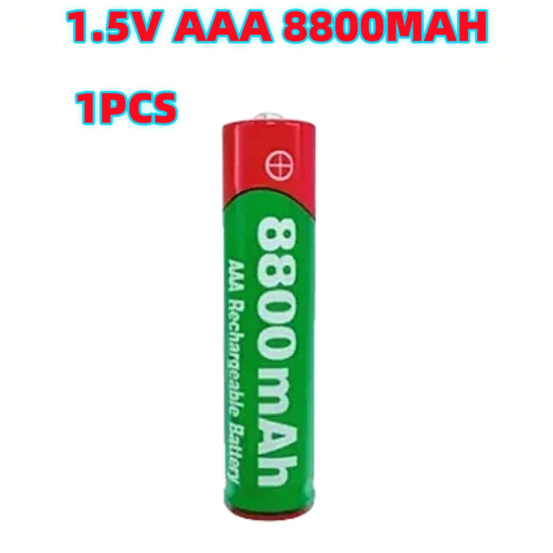NEW 8800mAh Rechargeable Battery AAA  Alkalinity Battery 1.5 V AAA Battery for Clocks Mice Computers Toys So on