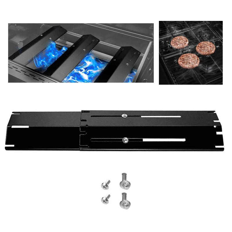 Adjustable Barbecue BBQ Grill Flame Tamers Burner Covers - View 11 | SAMAG