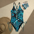 Printed Flower Tankini Set Girl Swimwear Adjustable Strap | SAMAG
