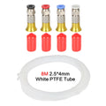 3D printer parts PC4-M6 Pneumatic Straight Connector Part Bore 4mm PTFE Tube Filament M6 Feed Fitting Coupler Filament Dryer Box