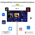 White 21.5 Inch 4GB+64GB Smart Display Battery Android Portable TV In-cell Touch Screen Gym Gaming Live Room Portable TV Pro
