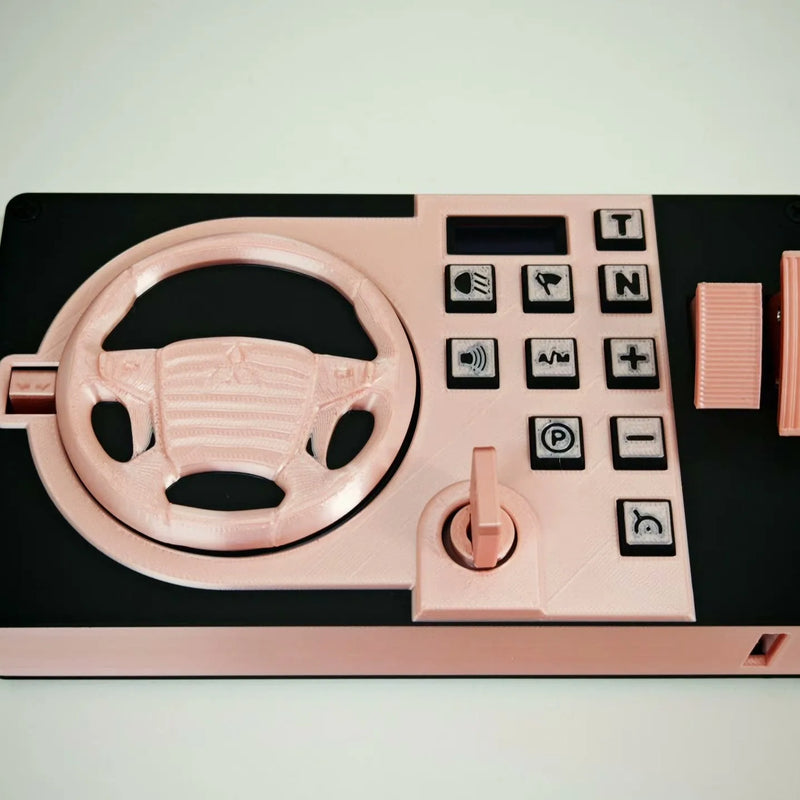 Portable 900° Steering Wheel Simulator PAD900-F - Handheld Game Controller for Euro Truck Simulator, Forza Horizon