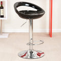 Bar stools set of 2, upholstered bar stool with backrest, height-adjustable , counter stool for kitchen, dining room