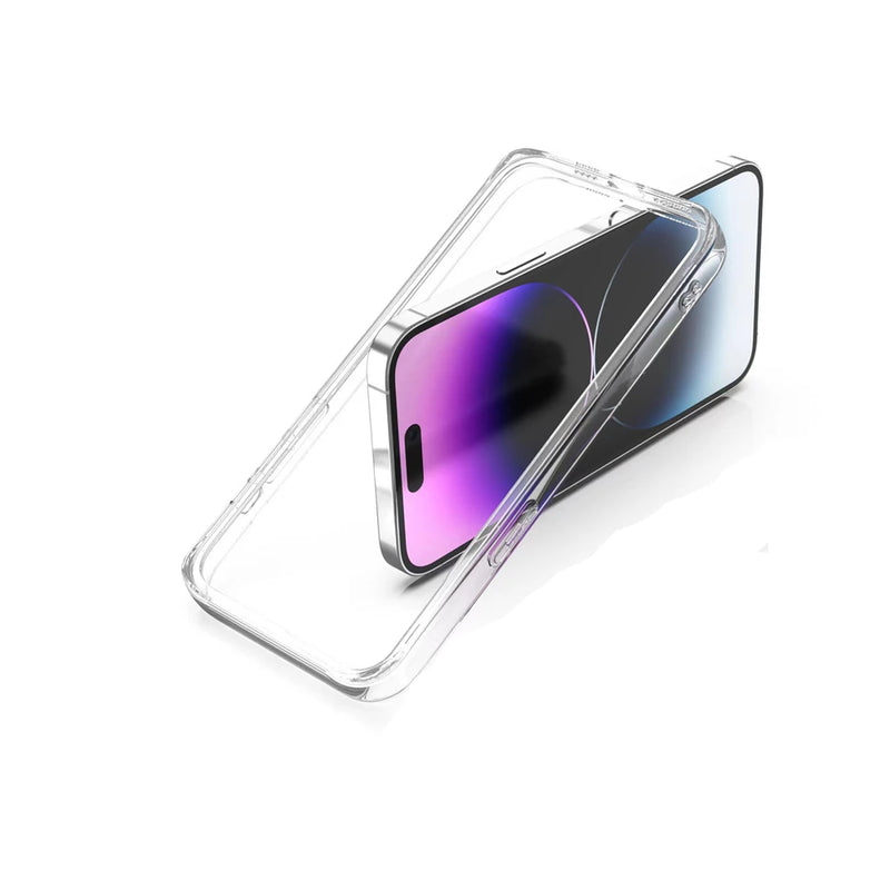 Slim Clear Silicone Bumper Frame For iphone 16 Pro Max 15 14 13 12 Mini Soft TPU Anti-Knock Protective Phone Case