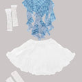 Girls K - pop Off Shoulder Crop Top Tutu Skirt Kids Hip Hop - View 11 | SAMAG