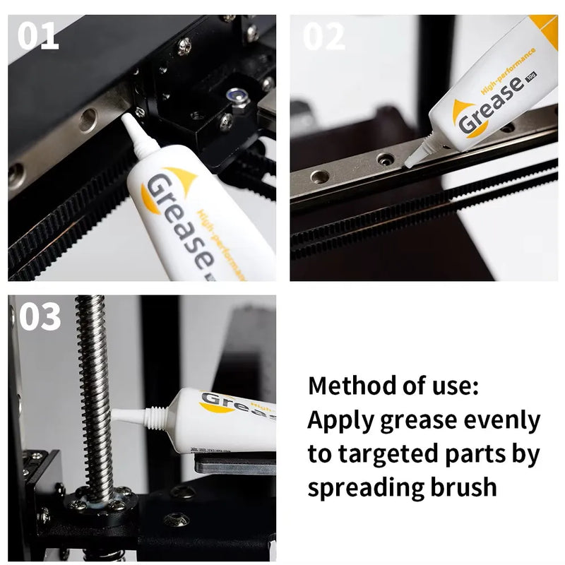 High-Performance Anti-Rust 3D Printer Lubricant Grease for Lead Screws, Linear Rails & Bearings – Universal Lube