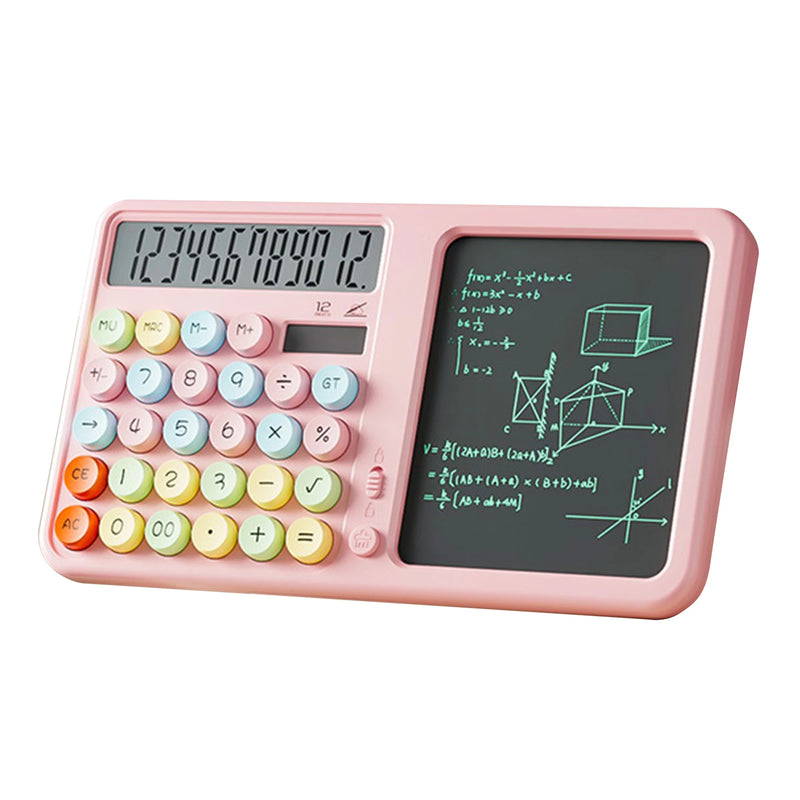 Writing Tablet Calculator Solar Powered LCD Notepad With Writing Padeye-Protection LCD Paperless Design Protecting Children Eyes